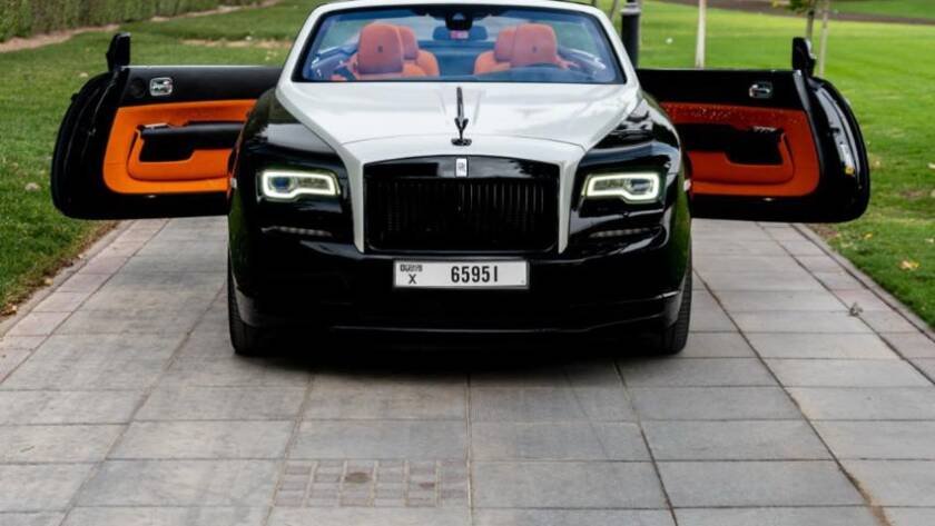 Rent Rolls Royce Dawn in Dubai