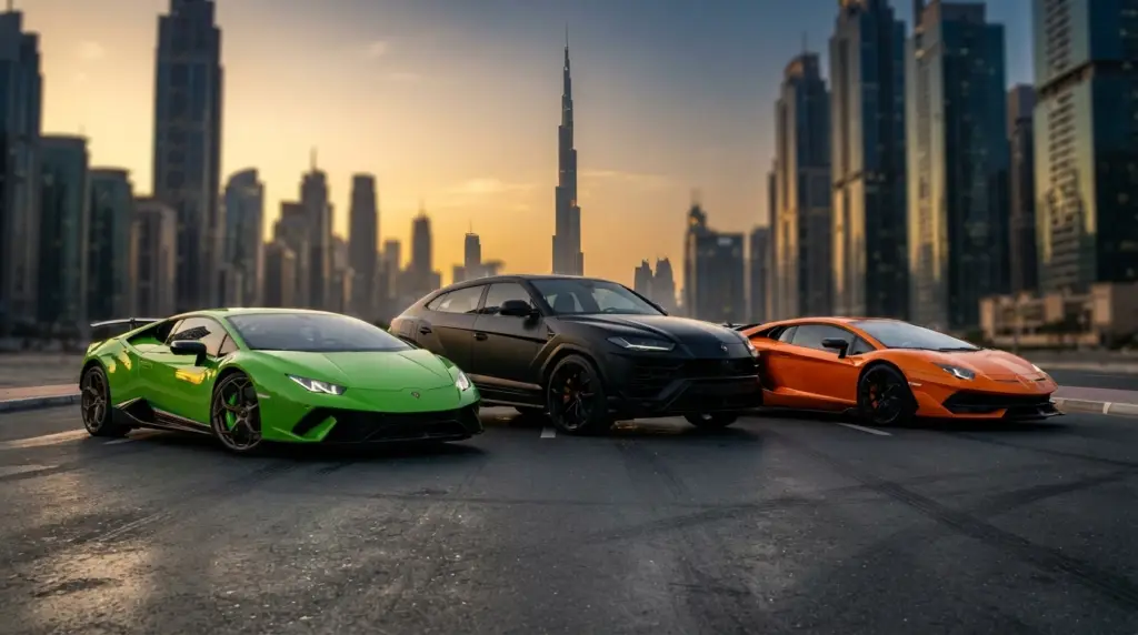 Rent a Lamborghini in Dubai